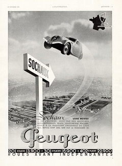 Peugeot 1936 Sochaux Usine