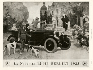 Berliet 1923 Nouvelle 12 HP, hunters