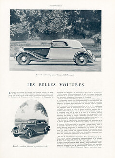 Les Belles Voitures, 1933 - Renault, 8 pages