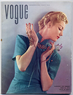 Vogue USA 1936 June 15th, Edward Steichen, Stalin versus Schiaparelli, Miguel Covarrubias