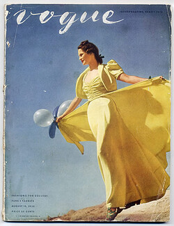 Vogue USA 1938 August 15th, Toni Frissel, Jean Pagès, Helena Rubinstein, Fourrures Max, Gunther