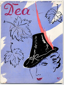 Dea 1936 September, Rivista Italiana di Moda, Italian Fashion magazine, Ali, Brunetta, Franco Bachi