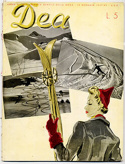 Dea 1937 January 15, Rivista Italiana di Moda, Italian Fashion magazine