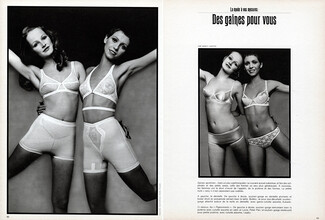 Maidenform 1970 Panty Girdles, Brassiere, P. de Maupeou & J.L.