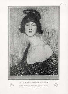 Jean-Gabriel Domergue 1920 Simone de Caillavet, (Mrs Georges Stoïcesco) Portrait