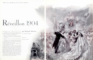 Réveillon 1904, 1945 - Lila de Nobili Danseurs, New Year's Day, Texte par François Mauriac