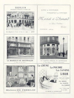 Grunwaldt, Guerlain, Crème Simon, Préklin 1902 Shop Window
