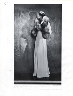 Madeleine Vionnet 1932 Evening Coat, Boris Lipnitzki
