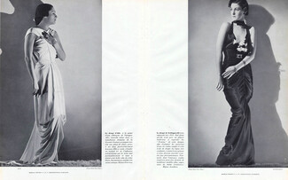 Alix & Schiaparelli 1935 Evening Gown, Dora Maar, Jewels by Lambert, Ostertag