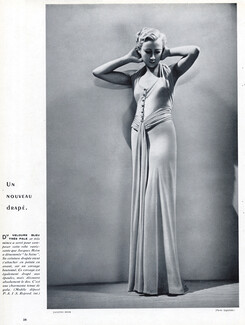 Jacques Heim 1937 Boris Lipnitzki, Evening Gown