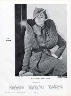 Lucile Manguin 1934 Miss Margery Winter Cooke, Georges Saad