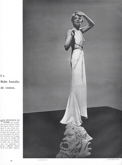 Lucile Paray 1937 Eugène Rubin, Evening Gown