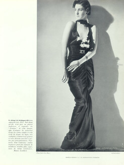 Schiaparelli 1935 Draped Evening Gown, Lambert, Photo Kéfer Dora Maar
