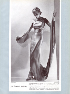 Schiaparelli 1937 Evening Gown, Cothurnes lacés, Boris Lipnitzki