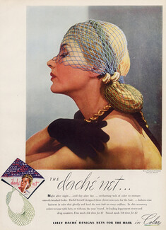 Lilly Daché 1944 Net, Hairstyle Accessory