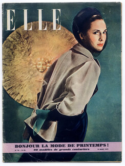 ELLE 1947 N° 70 Christian Dior Fashion Show Robe Corolle, 24 pages