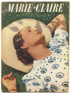 Marie-Claire 1937 N° 24, Summer Dress Lucien Lelong, Georges Saad