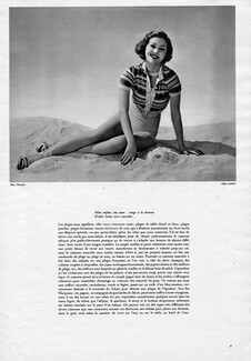 Véra Boréa (Couture) 1934 Beachwear