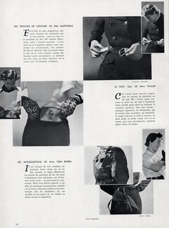 Véra Boréa (Couture) 1937 Les mousquetons de Madame Véra Boréa. Snaphooks