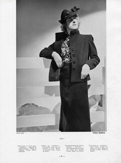 Véra Boréa (Couture) 1938 Rodier (Fabric), Joffé
