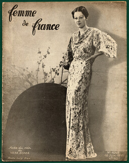 Véra Boréa (Couture) 1935 Femme de France cover, 36 pages