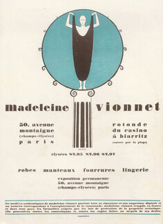 Madeleine Vionnet 1925 Thayaht