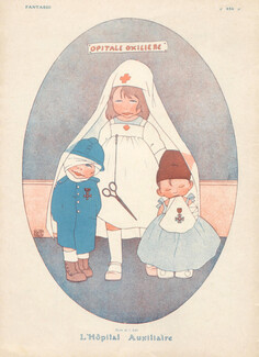 Jean Ray 1917 ''L'Hôpital Auxiliaire'' Kids Nurse