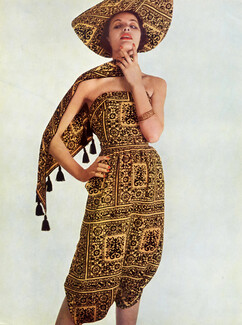 Robert Piguet (Couture) 1950 Ducharne (Fabric), Philippe Pottier