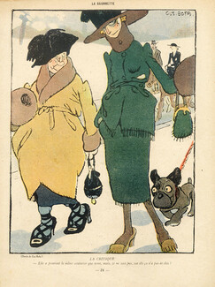 Gus Bofa 1919 French Bulldog