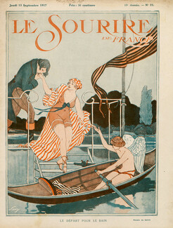 Savy 1917 Bathing Beauty, Swimmer