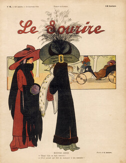 Georges Léonnec 1910 Elégante Parisienne
