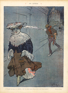 Haye 1908 "Les Suiveurs" Prostitute in danger