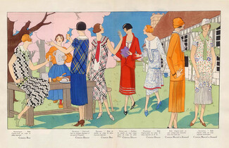 Doucet (Couture) 1925 AGB (Art Goût Beauté), Martial et Armand, Beer, Pochoir