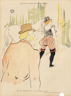Toulouse-Lautrec 1896 Mrs Lona Barrison, horsewoman