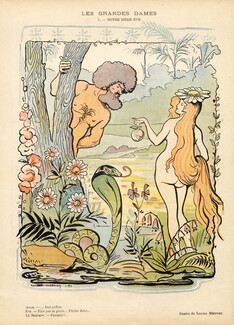 Lucien Métivet 1895 Adam and Eve