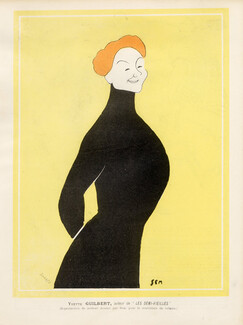 SEM 1903 Yvette Guilbert, caricature