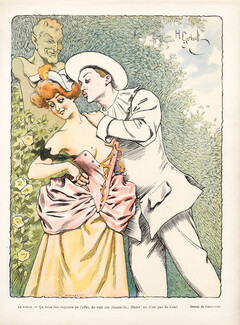 Henry Gerbault 1907 Pierrot et Colombine, lovers