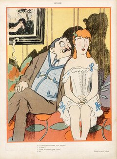 Paul Iribe 1904 "Idylle", lovers