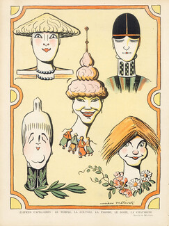 Lucien Métivet 1902 Hairstyles, Capillaries Edifices, Edifices Capillaires