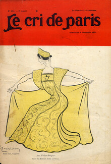 Leonetto Cappiello 1901 Cléo de Mérode "Lorenza" Folies-Bergère