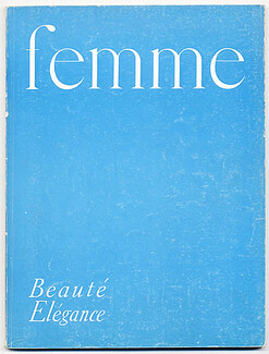 Femme 1954 N°3 July, Rare and ephemeral fashion magazine, Hermès, Maggy Rouff, Kestos, Jantzen, 122 pages