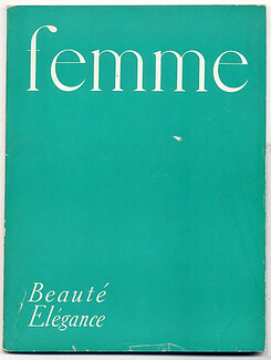 Femme 1955 N°8 Février "Elle et Lui" Prêt à Porter, Sacha Guitry, Chaumet, Gene Loyd