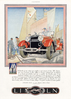 Lincoln (Cars) 1928 Yacht racing, René Vincent