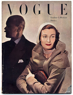 British Vogue March 1949 London Collections John Ward, 120 pages