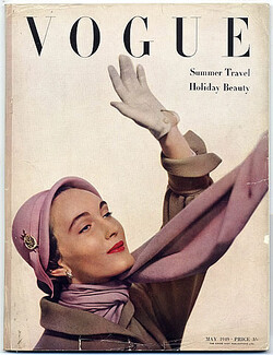British Vogue in Sicily May 1949 Summer Travel, Holiday Beauty, Blumenfeld, 128 pages
