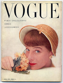 British Vogue April 1950 Paris and London Collections, Schiaparelli, Christian Dior, 176 pages