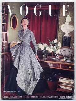 Vogue British UK September 1950 Cecil Beaton, London and Paris Collections