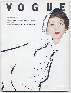 British Vogue May 1953 Traveller's Joys, Irving Penn, Colette Rosselli, Christian Dior, Pierre Balmain, 180 pages