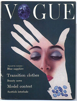 Vogue (British) 1954 August, Norman Parkinson, Serge de Diaghilev, Vaslav Nijinsky, Fiona Campbell-Walter, Shelagh Wilson, Susan Abraham, 106 pages