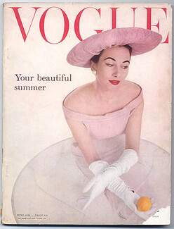 Vogue UK (British) 1955 June, Christian Dior, Alfredo Bouret, Otto Lucas